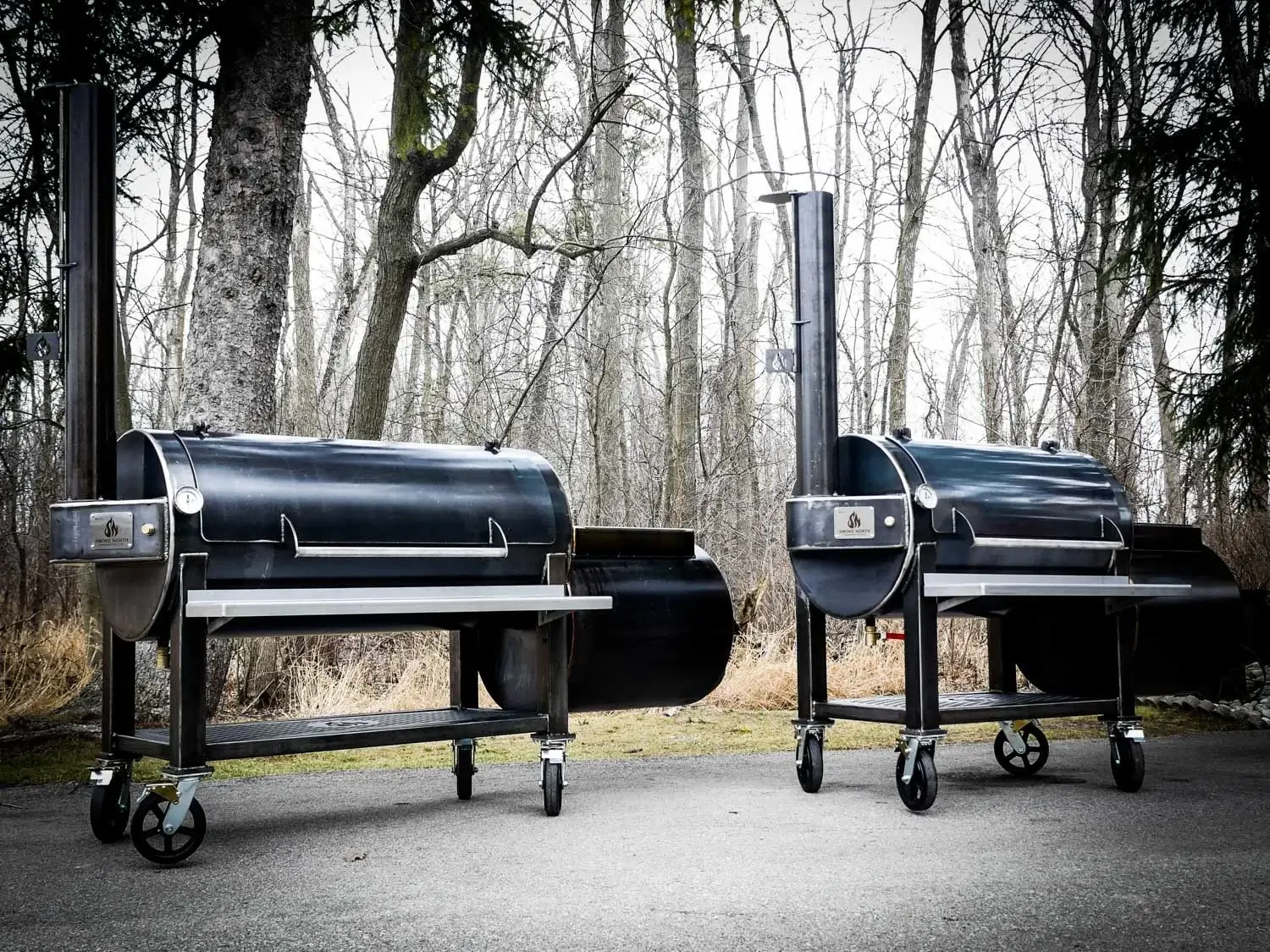 The 'Forgemaster' offset smoker.